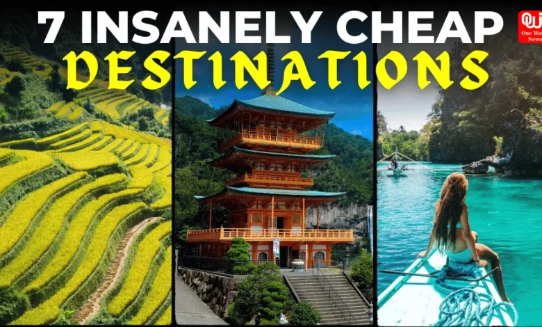 most affordable travel destinations