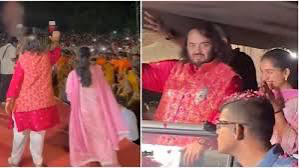 Anant Ambani And Radhika Merchant Arrive In Jamnagar