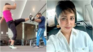Hina Khan drops , breast cancer