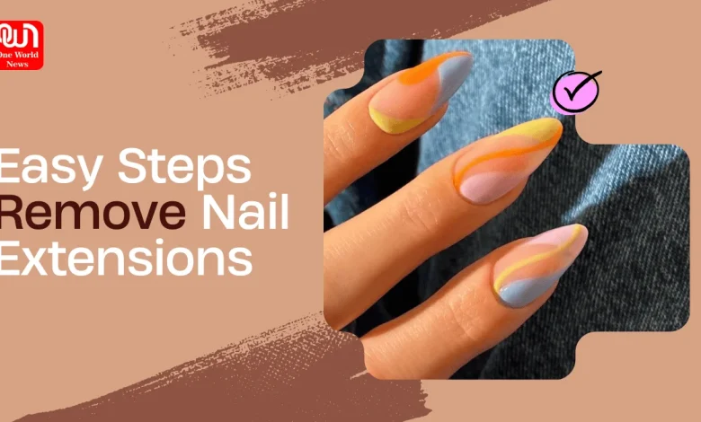 how to Remove Nail Extensions