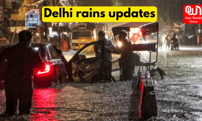 Delhi rains updates