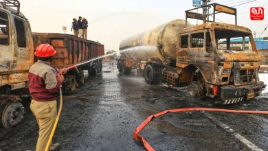 5 Dead, Many Critical in Massive Fire on Jaipur-Ajmer Highway