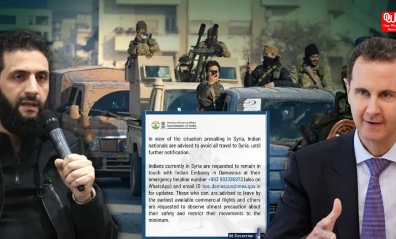 Escalation in Syria MEA Advises Precaution for Indian Nationals