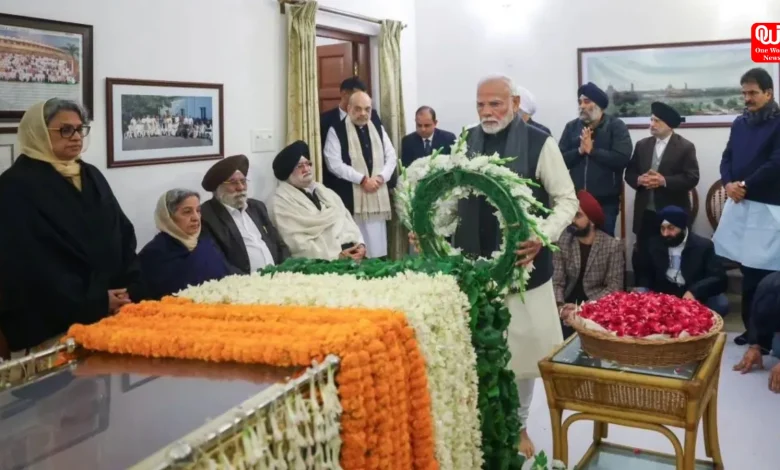 Manmohan Singh’s Mortal Remains Kept at Delhi Residence