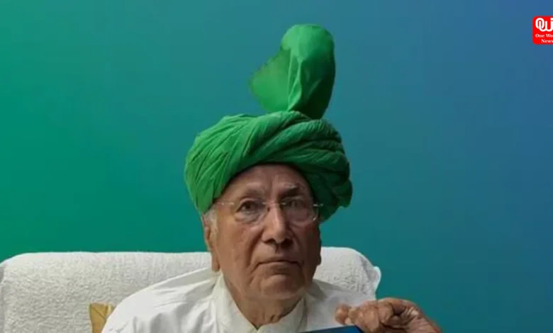 Om Prakash Chautala, the former chief minister of Haryana, died at age 89