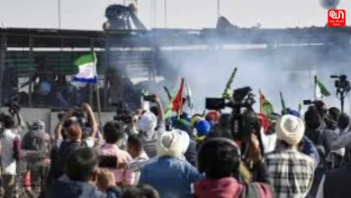 Tear Gas Fired as Farmers Protest at Haryana-Punjab Border Over MSP