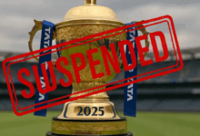 IPL 2025 Suspended