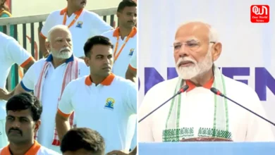 PM Modi At Mega Yoga Day