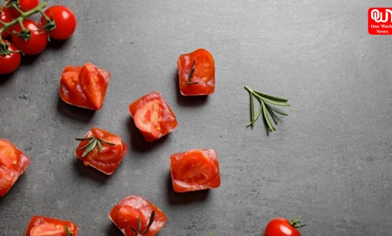 Tomato Ice Cubes
