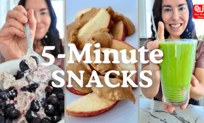 Healthy Snacks in Just 5 Minutes