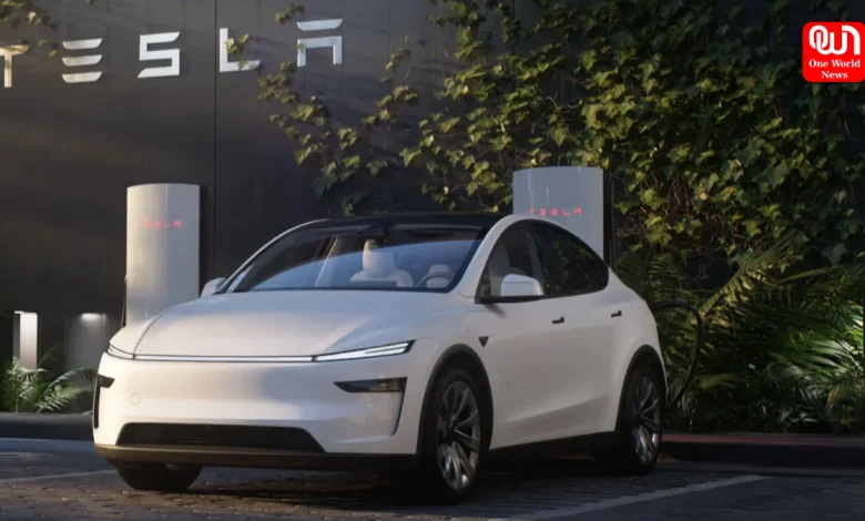 Tesla showroom in Delhi