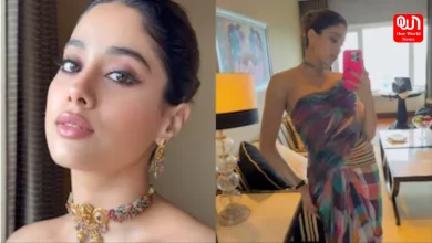 Janhvi Kapoor, Madras Checks Saree