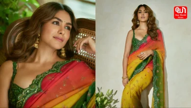 Mrunal Thakur, Saree Look, Ganesh Chaturthi