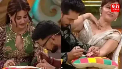 Pati Patni Aur Panga, apply mehendi on their wives