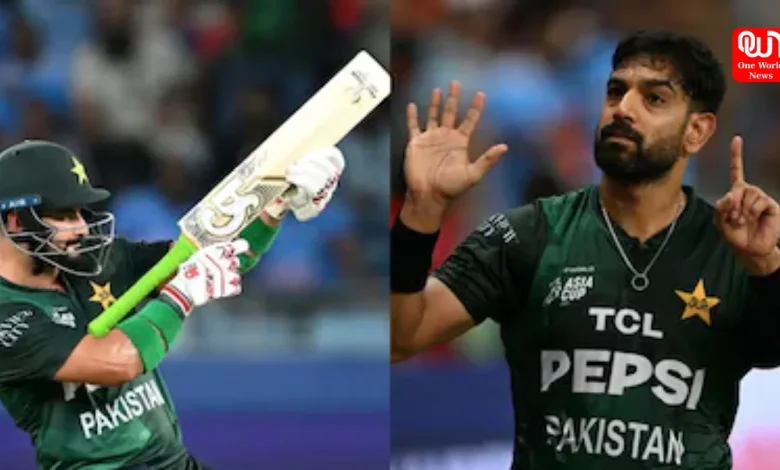 BCCI Strikes, Haris Rauf, Sahibzada Farhan
