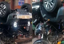 Delhi Woman Hits Accelerator, Smashes Thar Through Showroom