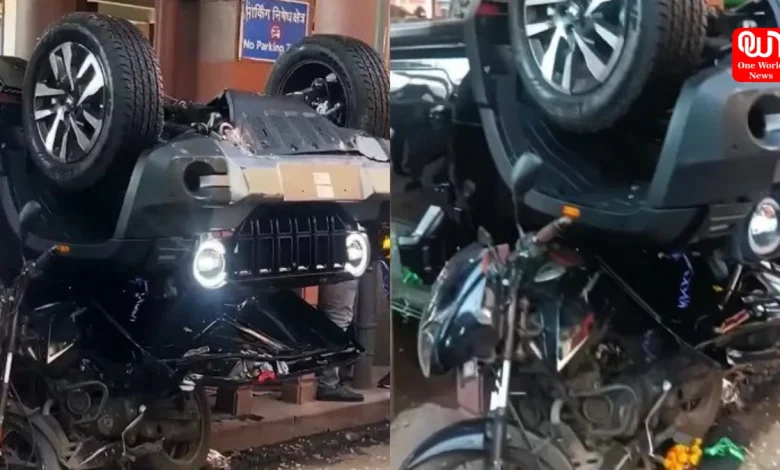 Delhi Woman Hits Accelerator, Smashes Thar Through Showroom