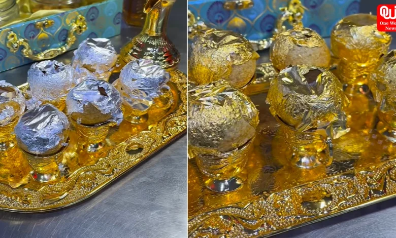 Gold-Plated Pani Puri