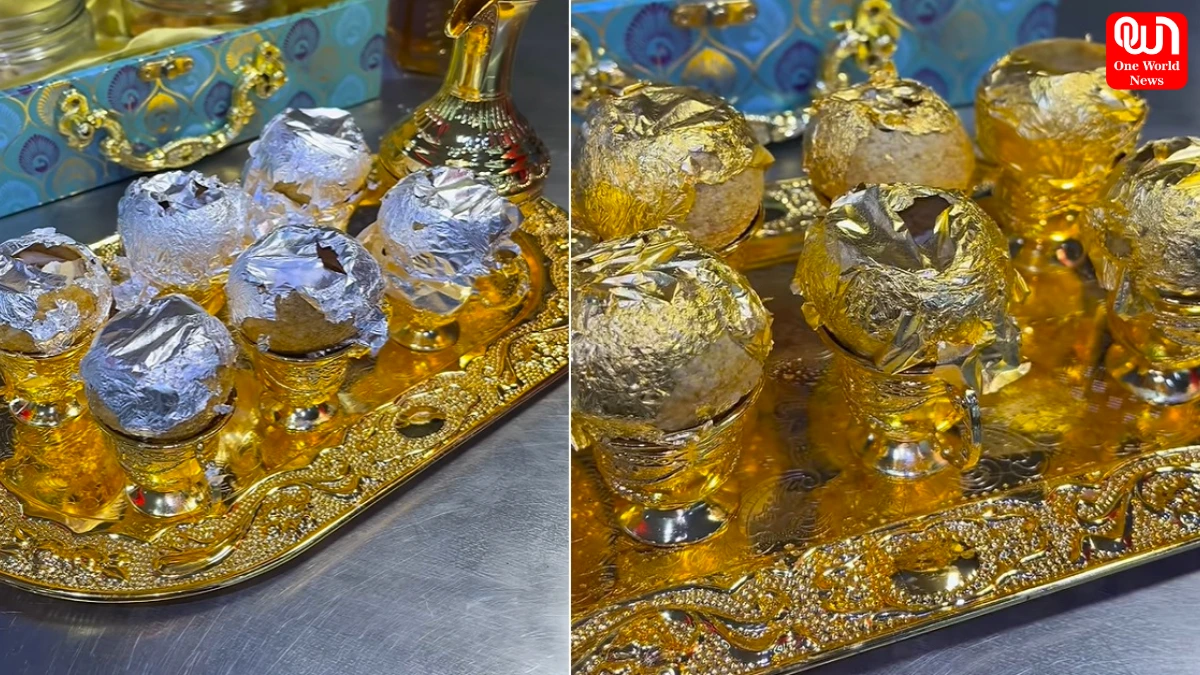 Gold-Plated Pani Puri