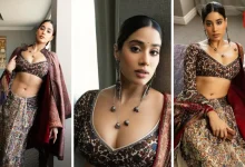 Janhvi Kapoor, Jamawar-Inspired Couture