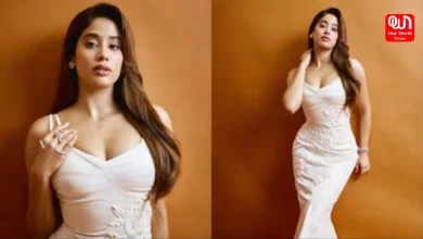 Janhvi Kapoor, All-White Embellished Dress