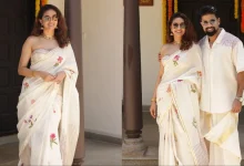 Keerthy Suresh, The Kasavu Saree