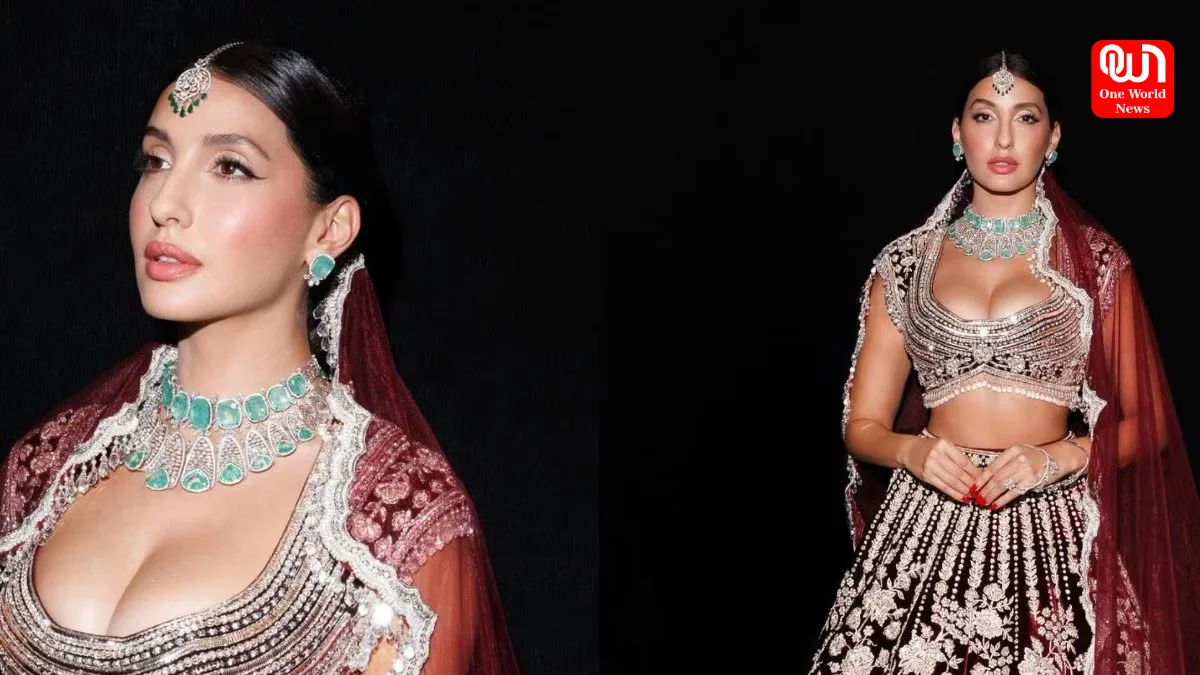 Nora Fatehi, Manish Malhotra Lehenga, Bridal Luxury In Dubai