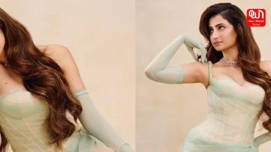 Palak Tiwari, Pastel Corset Gown