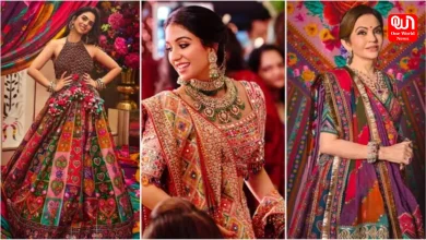 Radhika Merchant, Isha Ambani, Shloka Mehta, Navratri Garba Night