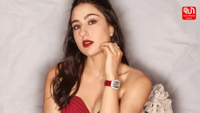 Sara Ali Khan, Navratri Look, Red Gown And Silver Heels
