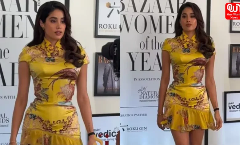 Janhvi Kapoor, Archival Roberto Cavalli Mini Dress
