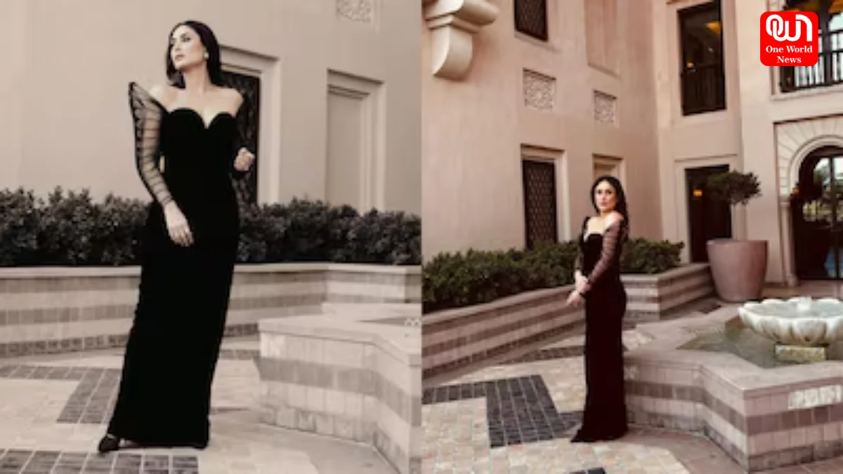 Kareena Kapoor Khan, Black Rahul Mishra Gown