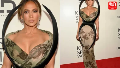 Jennifer Lopez, Spider-Inspired Gown
