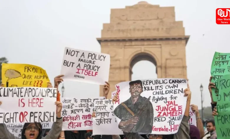 15 Arrested Delhi Pollution Protesters