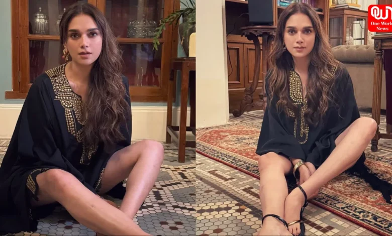 Aditi Rao Hydari, Black Tunic look