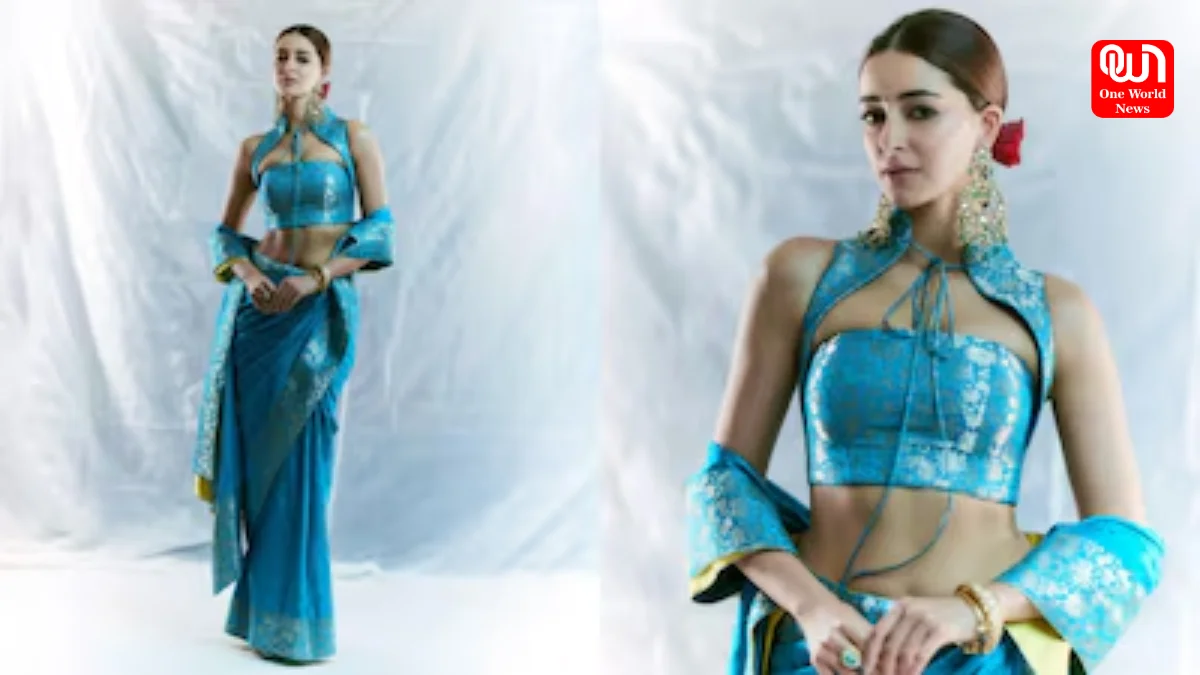 Ananya Panday, Banarasi Elegance, Ekaya Saree