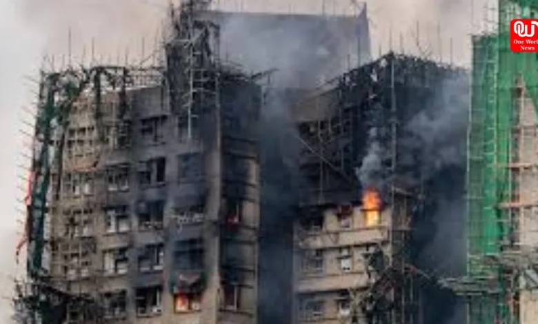 Hong Kong fire, fire map, visual guide