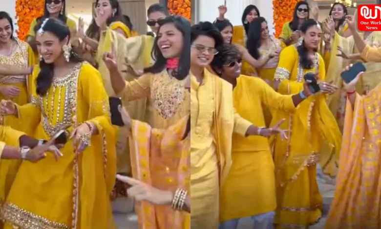 Smriti Mandhana, Palaash Muchhal, Celebrate Haldi Ceremony