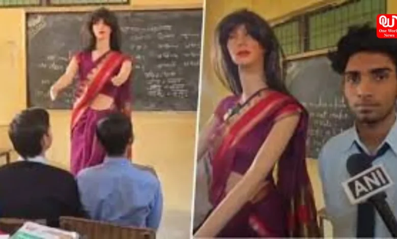 UP teen AI teacher , Sophie AI teacher , 17-year-old builds AI, AI teaching students India , Sophie AI classroom video