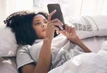 Morning Phone Scrolling