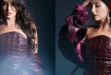 Nora Fatehi, Global Pop Star, David Koma Look