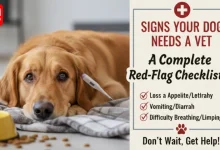 Signs Your Dog Needs a Vet Visit