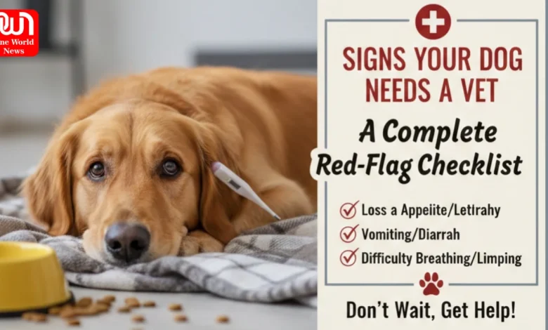 Signs Your Dog Needs a Vet Visit