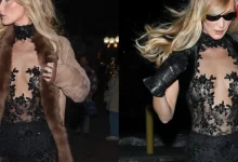 Bella Hadid Naked Dress