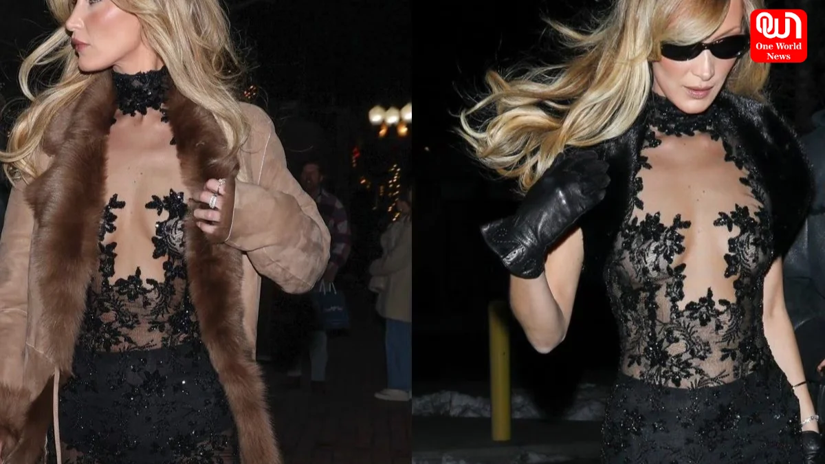 Bella Hadid Naked Dress