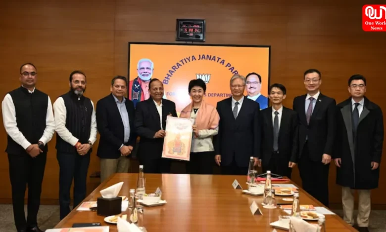 Chinese Communist Party Visits BJP HQ
