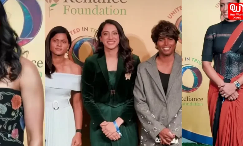 Harmanpreet Kaur, Smriti Mandhana, Jemimah Rodrigues, Reliance Foundation Event