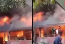 Hindu Teacher House Set On Fire, Bangladesh