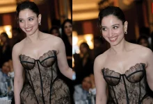 Tamannaah Bhatia, Surya Sarkar Lace Couture Gown