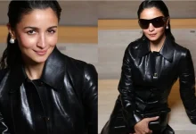 Alia Bhatt All-Black Femme Fatale Look, Gucci